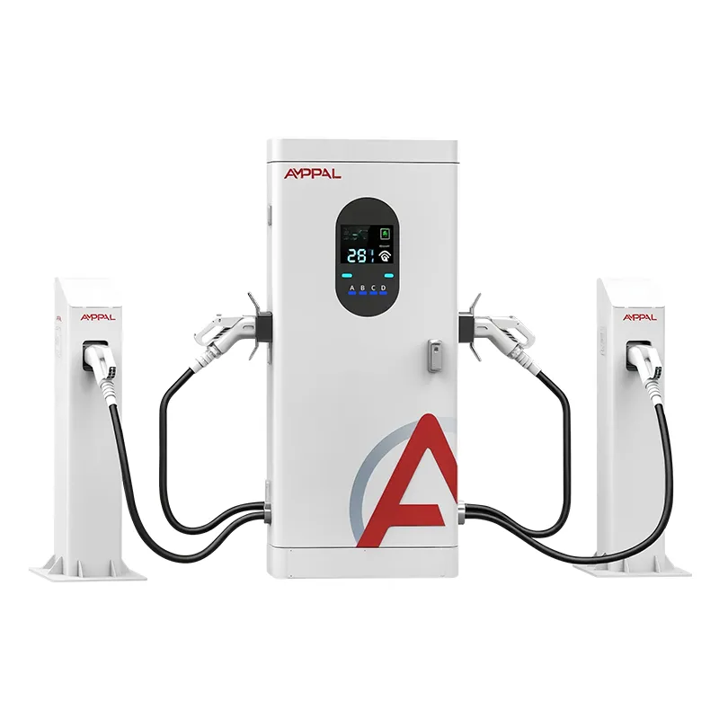 Stesen Pengecasan EV Cepat DC Berbilang Penyambung 160kW untuk Armada Komersil