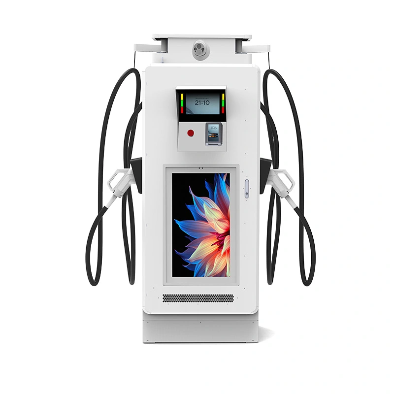 Pengecas Pantas EV DC 60kW dengan Paparan Digital untuk Pengecasan Awam